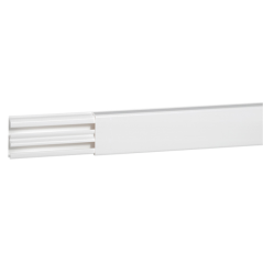 Moulure 32x12.5mm 2.1m 2 compartiments blanc