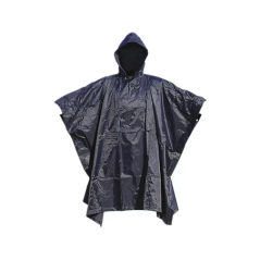 Poncho bleu marine taille unique