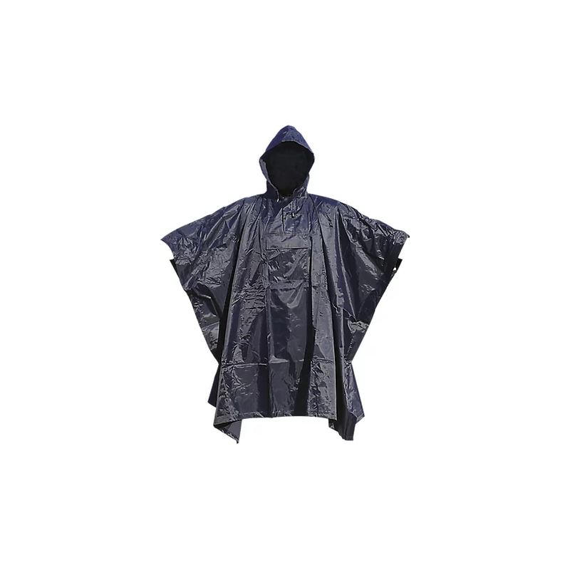 Poncho bleu marine taille unique