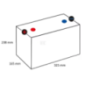 Batterie 12v 75ah 975a +gauche optima