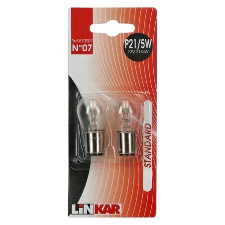 Ampoule p21/5w 12v 21/5w x2