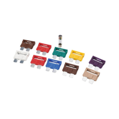 Assortiment de 10 fusibles 3-30a + radio 2a