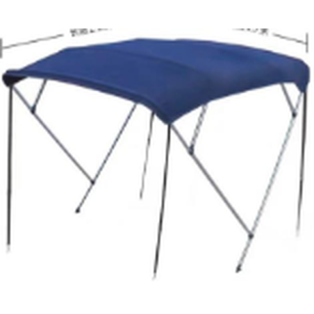 Abri bateau bimini 6x1.9m 220x170x125 cm