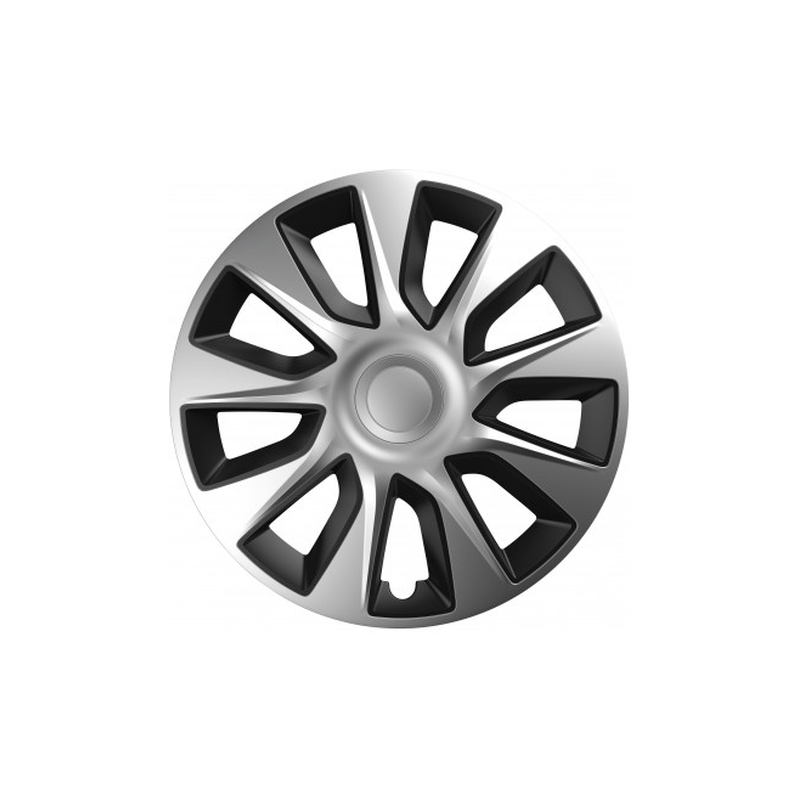 Enjoliveur chrome/noir 15 pouces x4 Altium