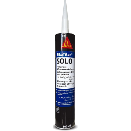 Sika Titan Solo noir pour vitre véhicule (pare brise) 300ml