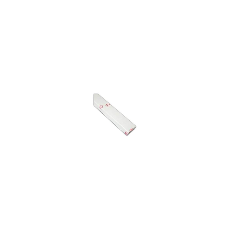 Moulure adhésive 15x10mm 2m 1 compartiment blanc