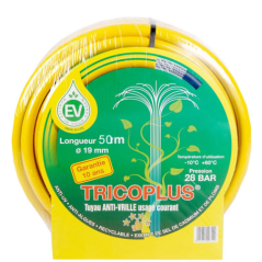 Tuyau d'arrosage D.19mm 50m Tricoplus