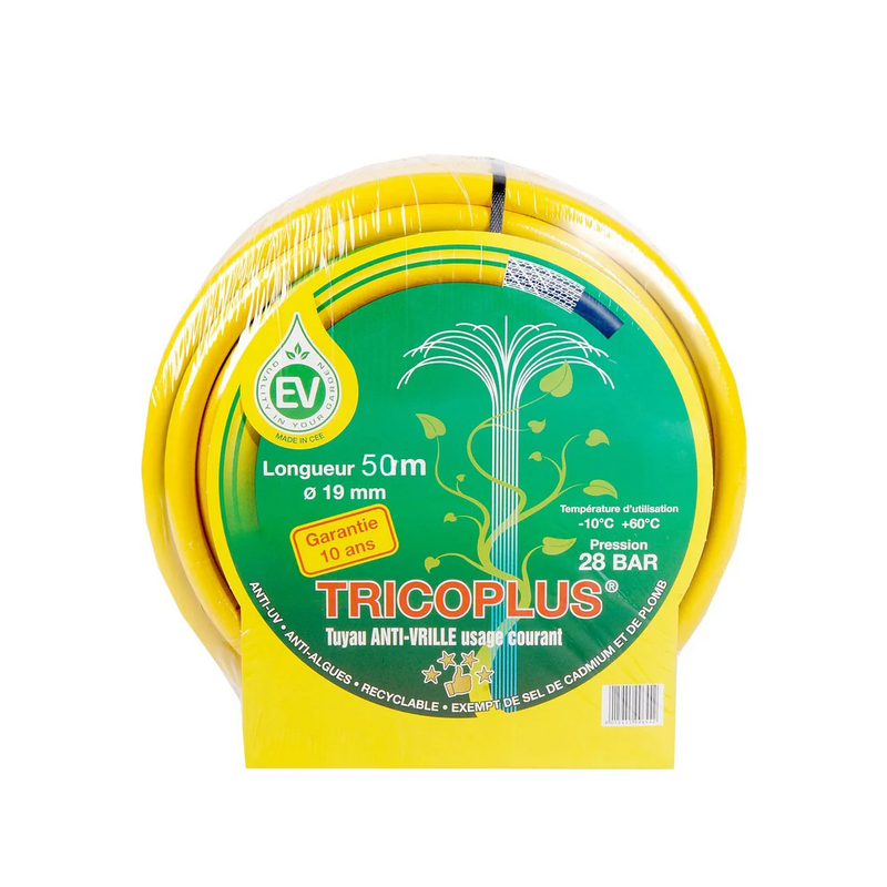 Tuyau d'arrosage D.19mm 50m Tricoplus