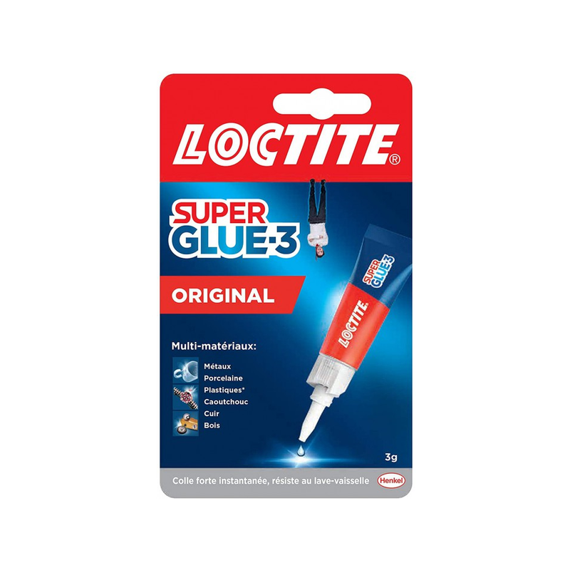 Super glue Loctite cyanocrylate liquide 3g