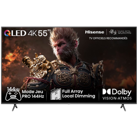 Télévision QLED 139CM UHD 55E7NQ PRO Hisense