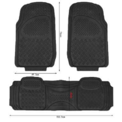 Tapis de voiture x3 76x49.5cm + 42x153.5cm