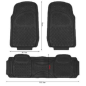Tapis de voiture x3 76x49.5cm + 42x153.5cm