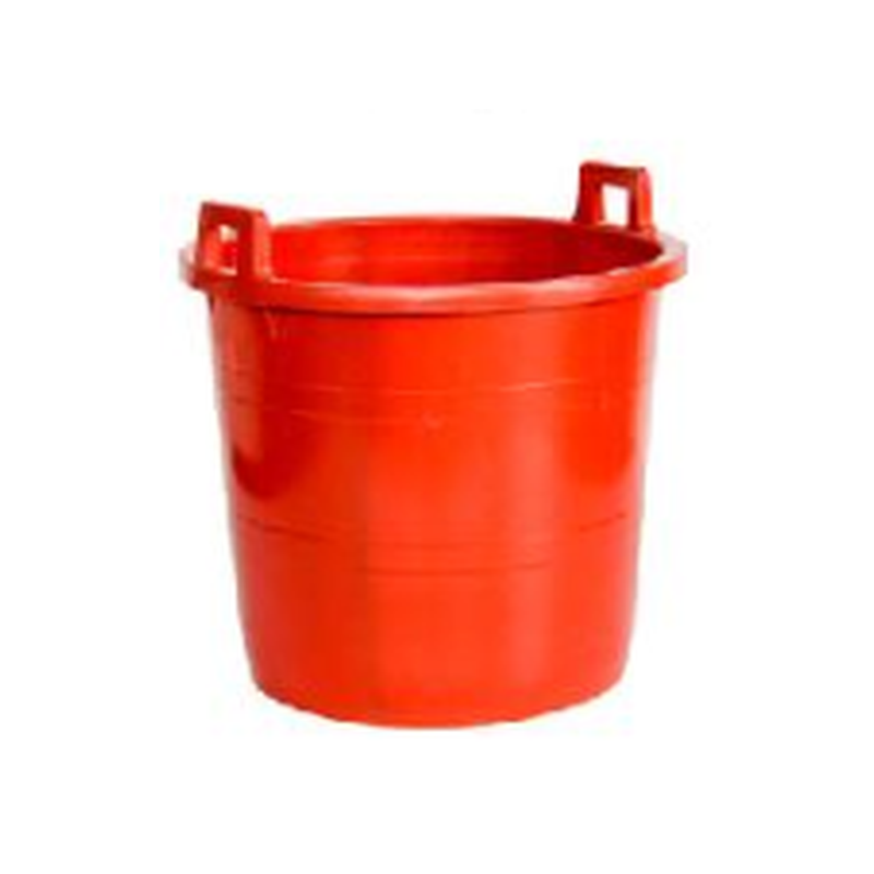 Seau 120L D.40.5CM H.35CM rouge ou blanc ou noir ou brun