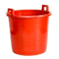 Seau 120L D.40.5CM H.35CM rouge ou blanc ou noir ou brun