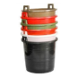 Seau 120L D.40.5CM H.35CM rouge ou blanc ou noir ou brun