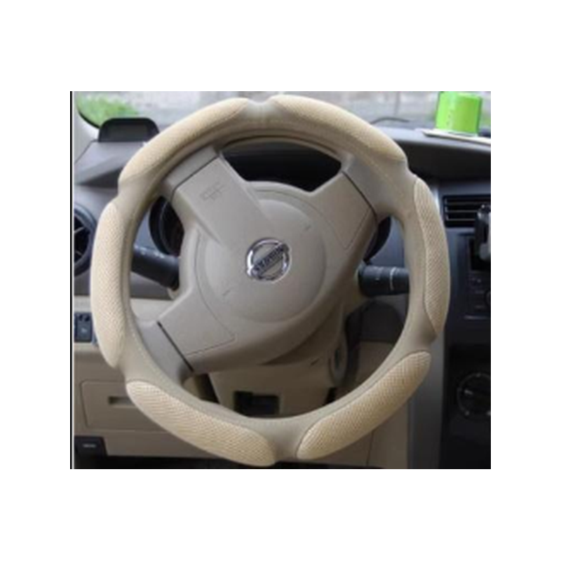 Couvre volant cuir + polyester type 3