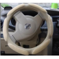 Couvre volant cuir + polyester type 3