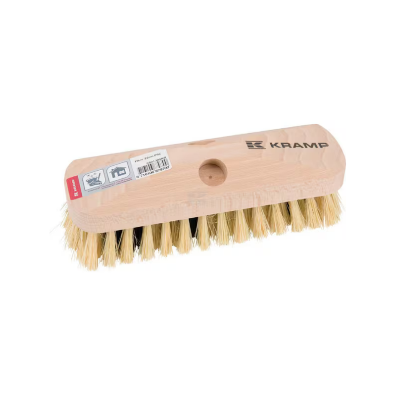 Brosse pour balai poils en fibre largeur 22CM D.23mm