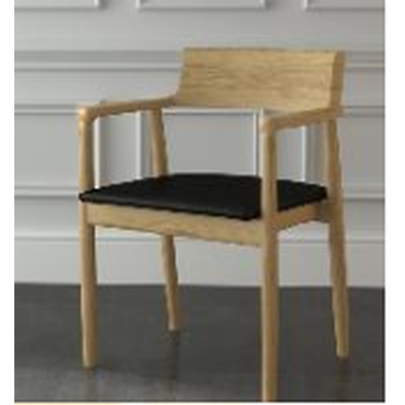 Chaise en bois 56x48x78cm