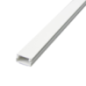 Moulure adhésive 20x10mm 2m 1 compartiment blanc