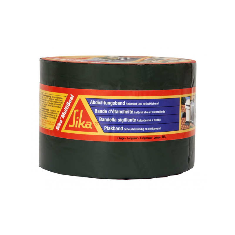 Bande d'étanchéité adhésive bitumeuse gris 100mm x 10m MultiSeal Sika