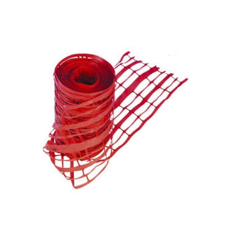 Grillage avertisseur rouge h.30cm 100m