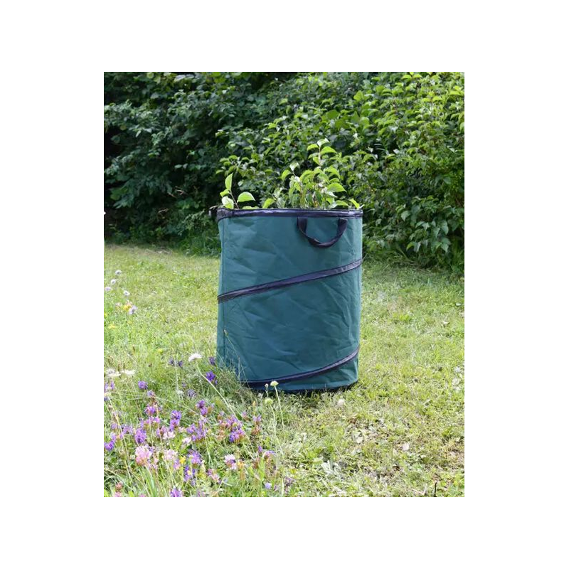 Sac de ramassage pop up vert 117l