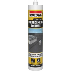 Mastic toiture Soudal 300ml noir