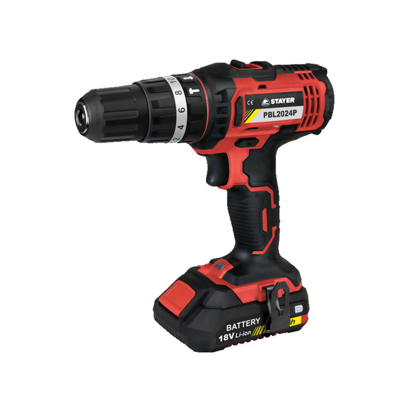 Perceuse visseuse à percussions 18v 4ah Stayer pbl2034pk + 2 batteries
