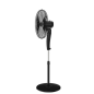 Ventilateur sur pied 140cm noir d.45cm 55w