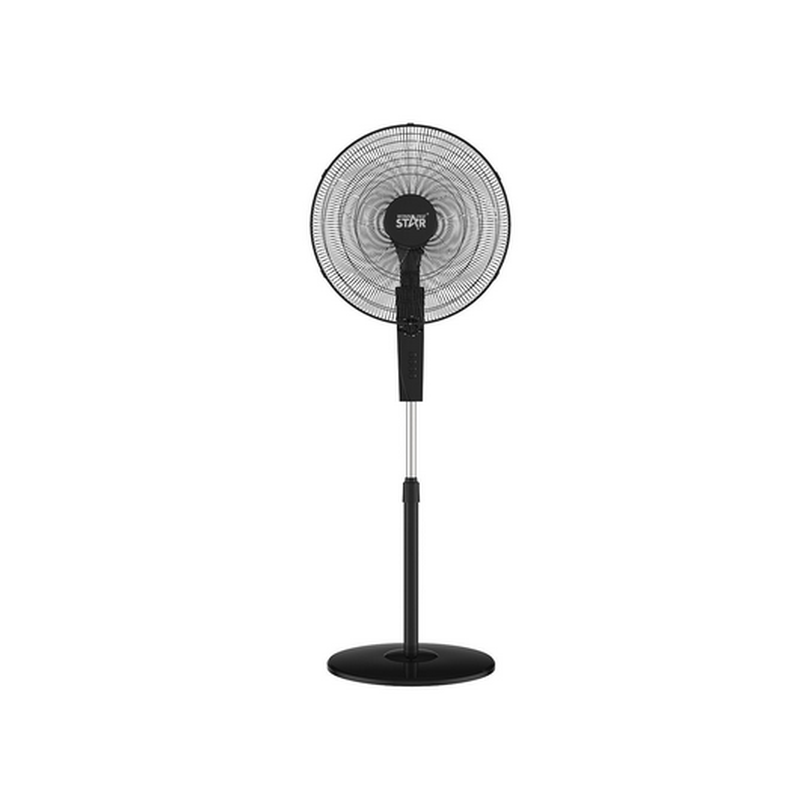 Ventilateur sur pied 140cm noir d.45cm 55w