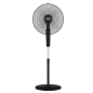 Ventilateur sur pied 140cm noir d.45cm 55w