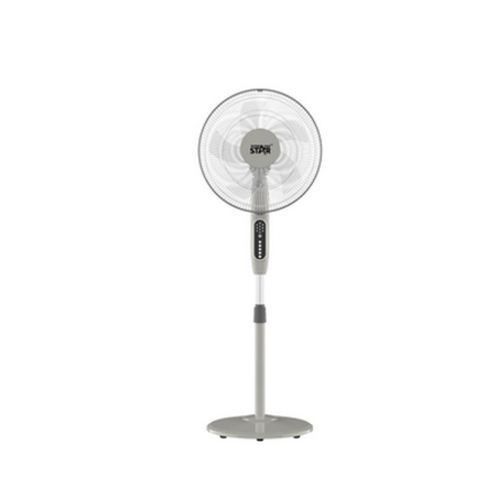 Ventilateur sur pied 134cm d.40cm avec télécommande
