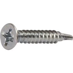 Vis autoforeuse / autoperceuse tête fraisée cruciforme acier zingué 4.2x13mm x200 PH2
