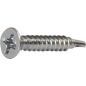 Vis autoforeuse / autoperceuse tête fraisée cruciforme acier zingué 4.2x13mm x200 PH2