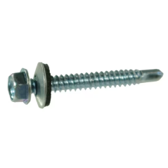 Vis autoforeuse / autoperceuse tête hexagonale acier zingué 6.3x100mm x100