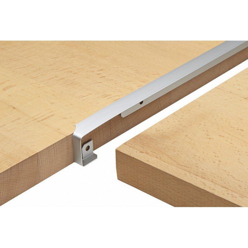 Profil pour plan de travail 28mm L.67cm jonction angle alu