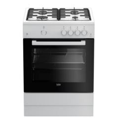 Cuisinière à gaz 4 feux + four Beko