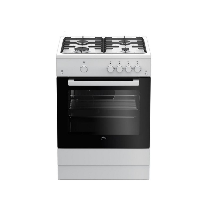 Cuisinière à gaz 4 feux + four Beko
