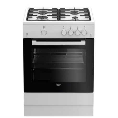 Cuisinière à gaz 4 feux + four Beko