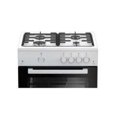 Cuisinière à gaz 4 feux + four Beko