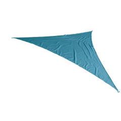 Voile d'ombrage triangulaire 3.6 x 3.6 x 3.6m bleu