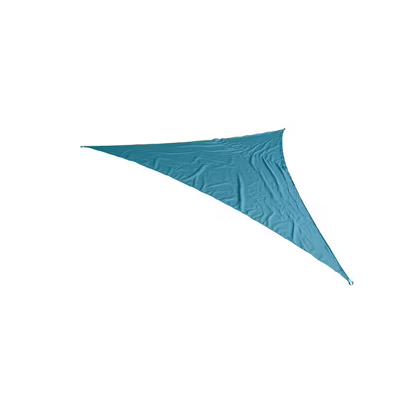 Voile d'ombrage triangulaire 3.6 x 3.6 x 3.6m bleu