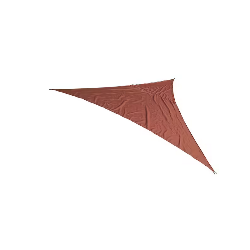 Voile d'ombrage triangulaire 3.6 x 3.6 x 3.6m marsala