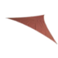 Voile d'ombrage triangulaire 3.6 x 3.6 x 3.6m marsala
