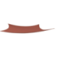 Voile d'ombrage carré 3x3m marsala