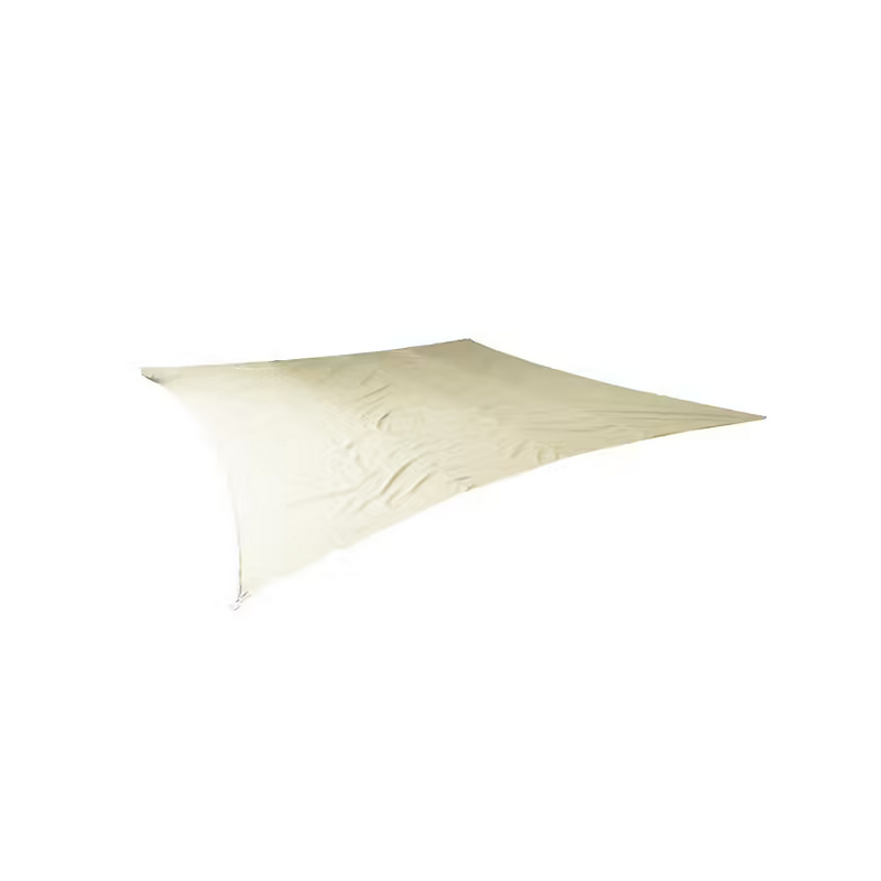 Voile d'ombrage carré 5x5m écru