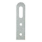 Attache cadre acier zingué 40x7mm x4