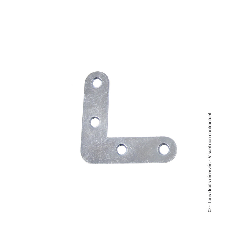 Équerre de chassis 60x60x16mm épaisseur 2mm x1