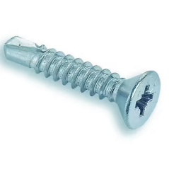 Vis autoforeuse / autoperceuse tête fraisée cruciforme acier zingué 4.8x50mm x10